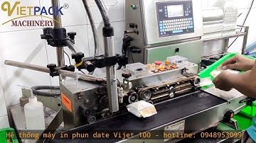 Hệ thống máy in phun date Vijet100 - Thương hiệu Việt Chất lượng cao - 0948953099