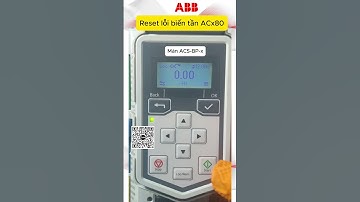 Reset lỗi biến tần ABB #ACS180 #ACS480 #ACS580