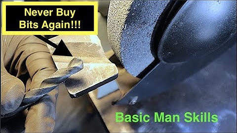 How to sharpen drill bits | Bench Grinder