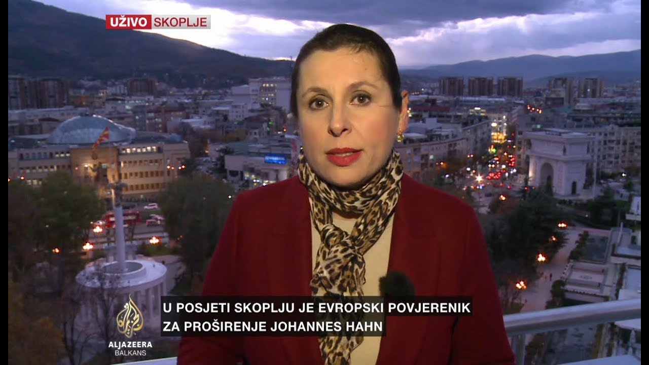 Smilevska في زيارة هان إلى سكوبيي