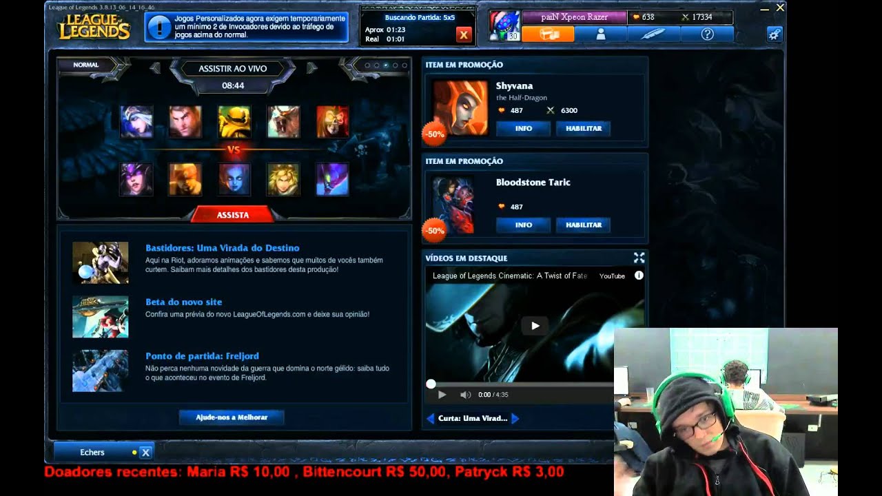 Espeon tomando susto na stream com comentário