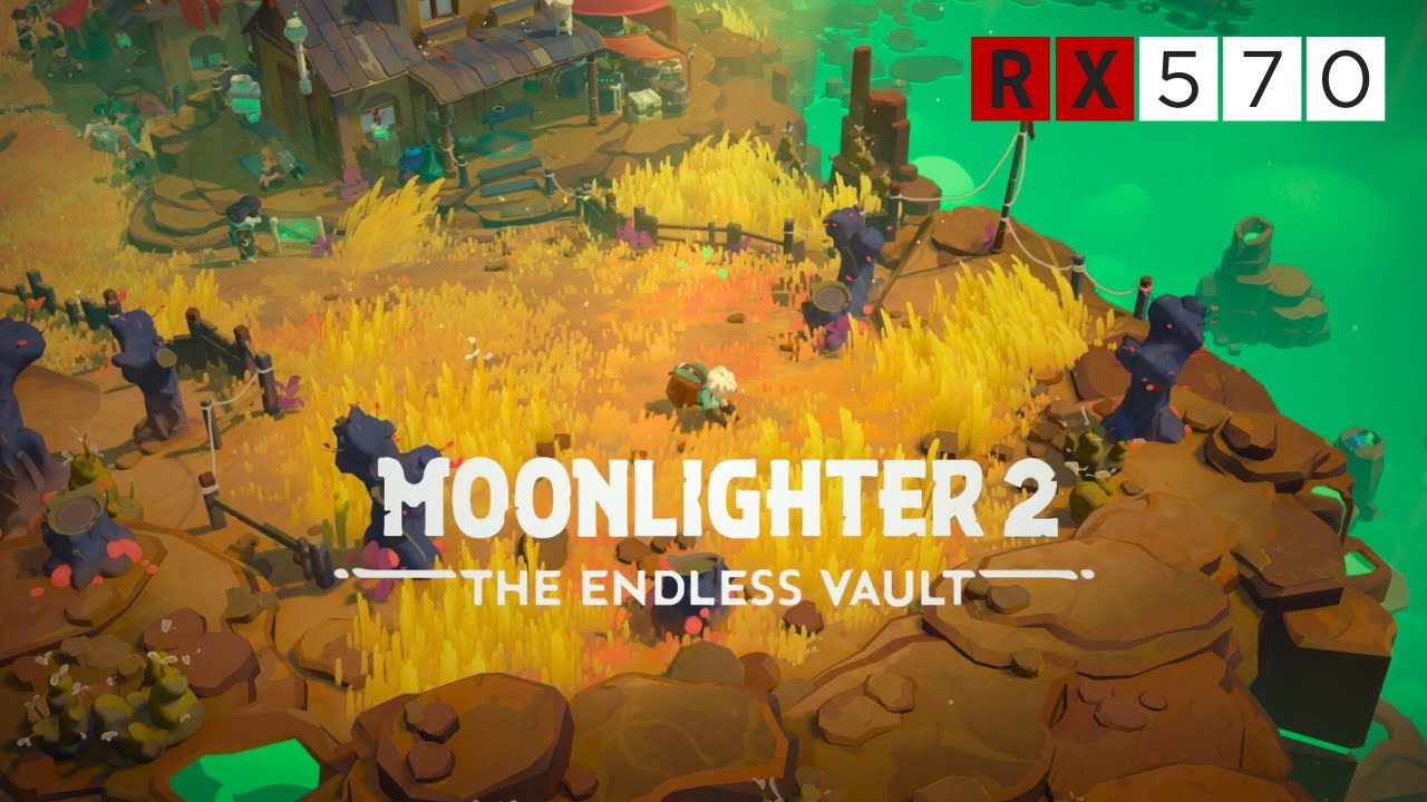 Moonlighter 2 - The Endless Vault Gameplay Performance Test on RX 570 / Ryzen 5 3500X