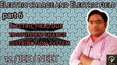 Electric charge and Electric field/Part6/Electric field due to uniform distribution system/VK Singh
