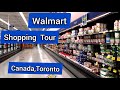 Walmart Shopping Tour, Canada, Toronto ,4k video