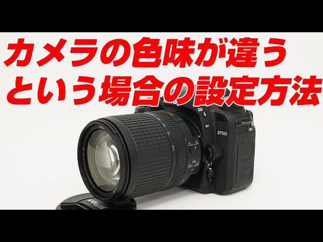 Nikon D7500 シャッタースピードの設定方法 - YouTube