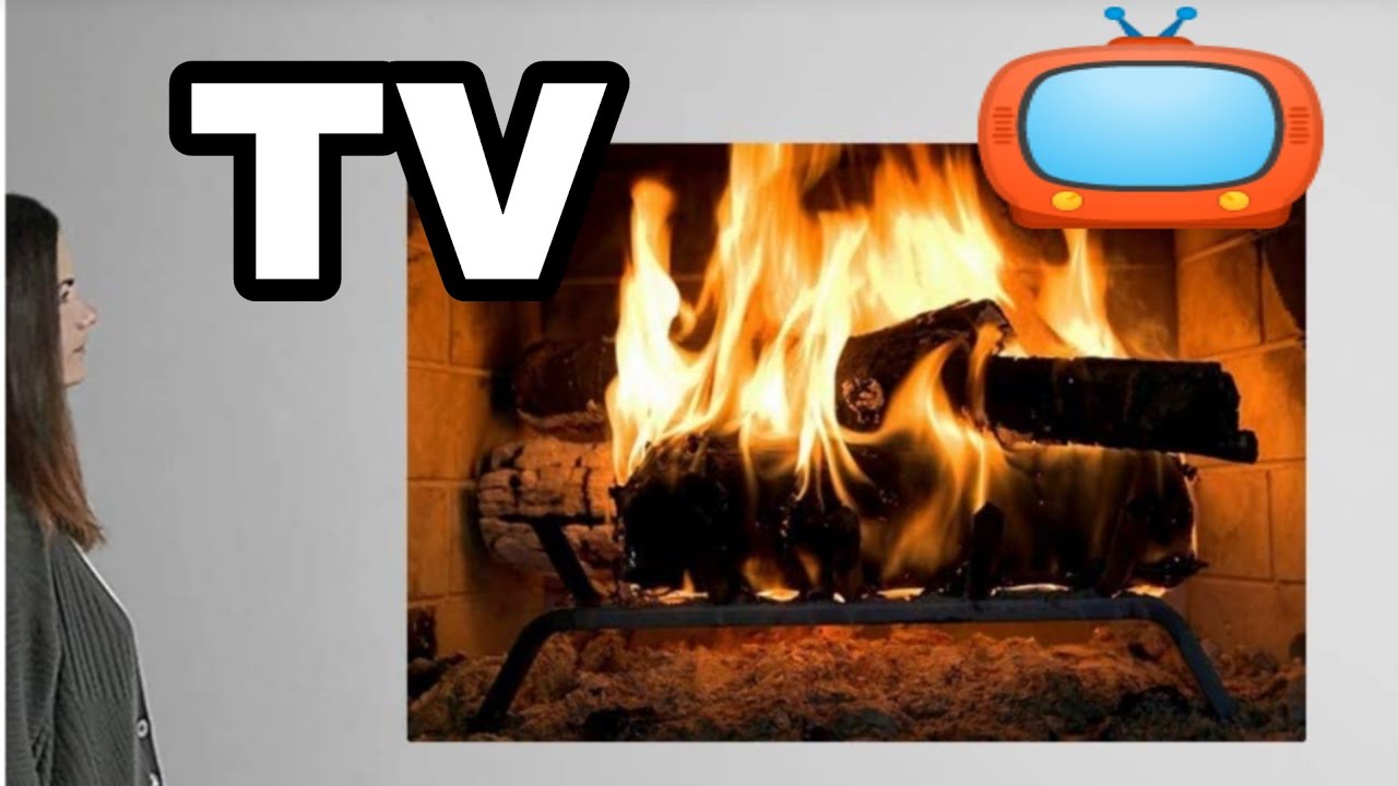 Chimenea para TV 🔥🙏😊 - YouTube