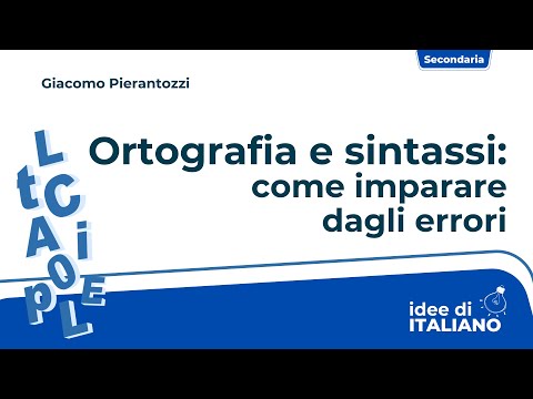 Video: Riesci a fissare l'ortografia?