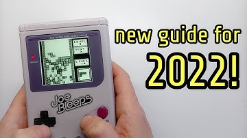 Game Boy how-to for 2022:  Amazing IPS builds easier than ever!