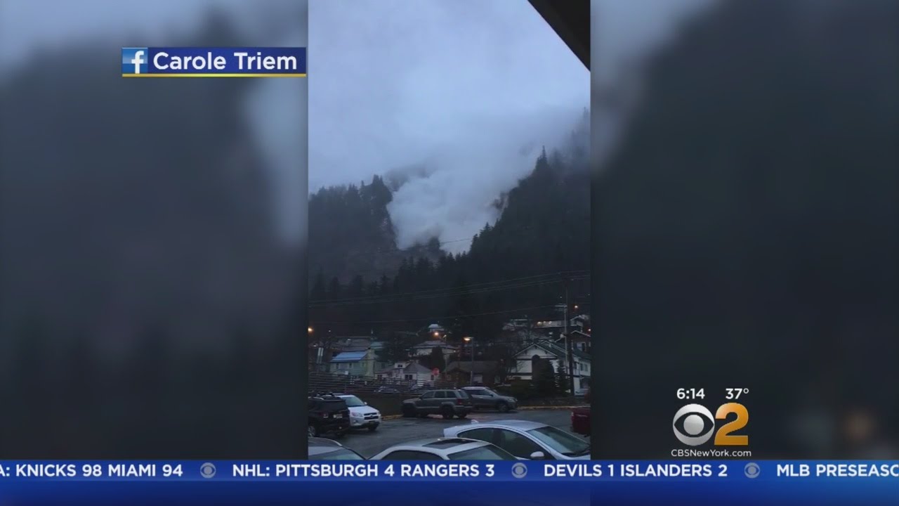 Avalanche Strikes Mount Juneau In Alaska YouTube