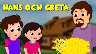 Hans och Greta - Sagor för barn - Tecknat på Svenska