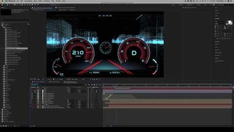 Vexa HUD Infographics Tutorial (After Effects Template)
