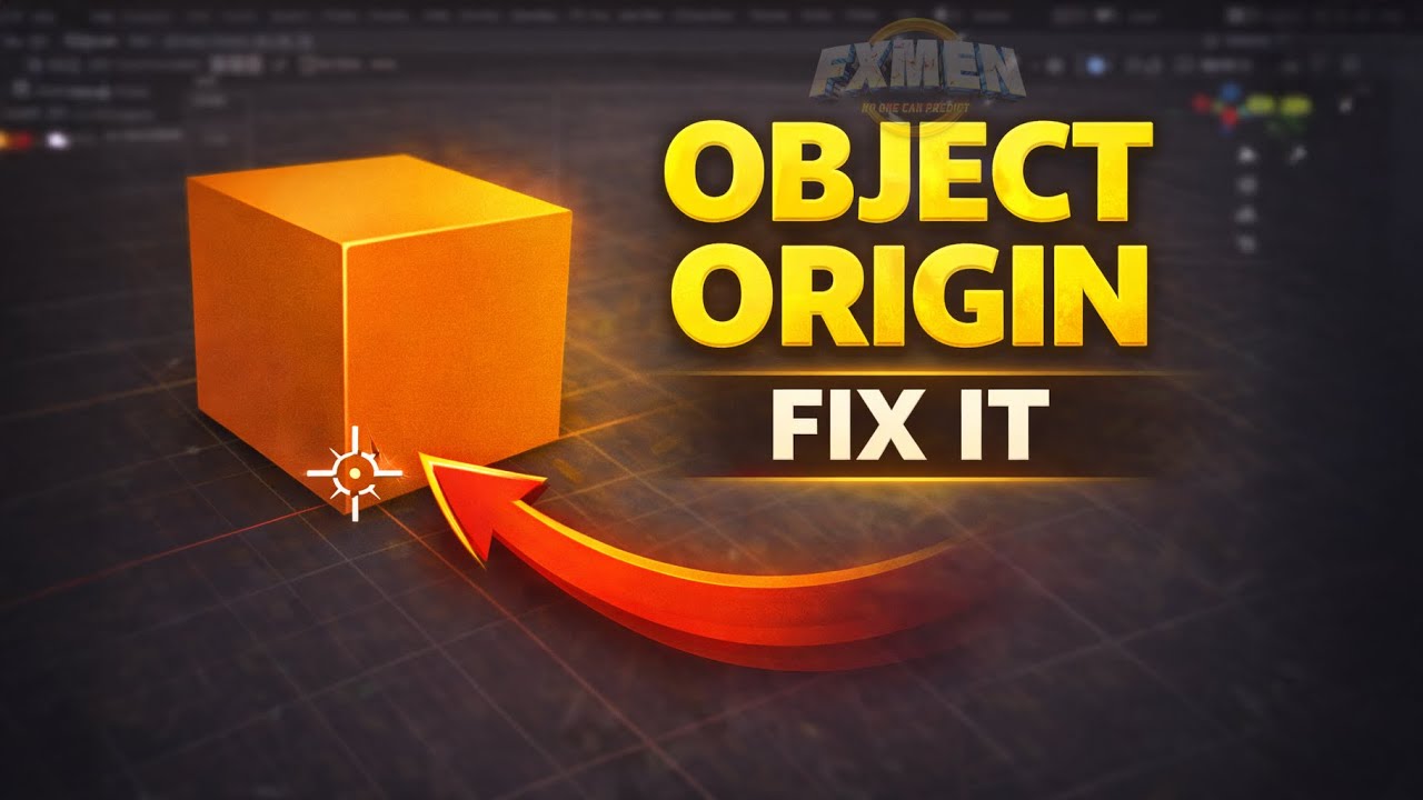 Blender Object Origin Explained | Fix Transform & Rotation Problems ...
