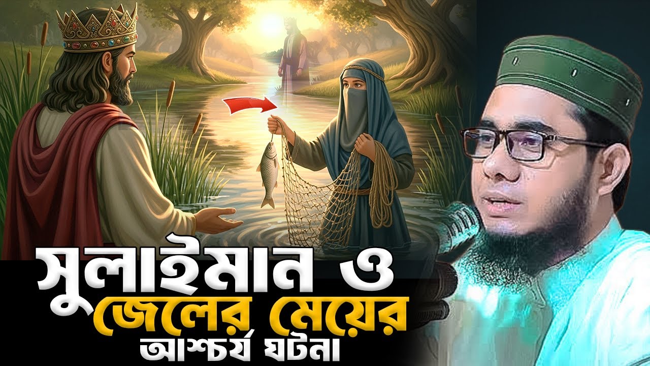 সুলাইমান ও জেলের মেয়ের আশ্চর্য ঘটনা শাহিদুর রহমান মাহমুদাবাদী ওয়াজ  shahidur Rahman mahmudabadi waz