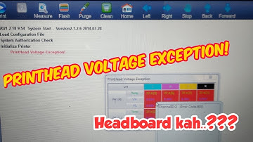 PrintHead Voltage Exception!, without replacing the Headboard..!! is it possible??