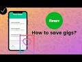 How to save gigs and create lists on fiverr  fiverr tips