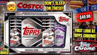 Full *TOPPS CHROME FIRST LOOK!😱 COSTCO EXCLUSIVE 2026 TOPPS FOOTBALL FLAGSHIP SUPER BOX REVIEW!🏈 News