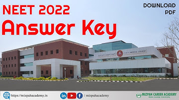 NEET 2022 Answer Key PDF Download - S5 Booklet NEET Questions with Answer Key PDF