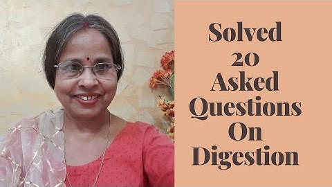 Digestion & Digestive Enzymes: Answers Of The Asked 20 Questions Of Previous Video: TGT, PGT  Exams.