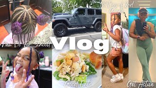 WEEKLY VLOG | Daily Jeep Wrangler Driver Chronicles✌🏽∙Pool Party🎉∙1st Day of School Prep✏️ + More!