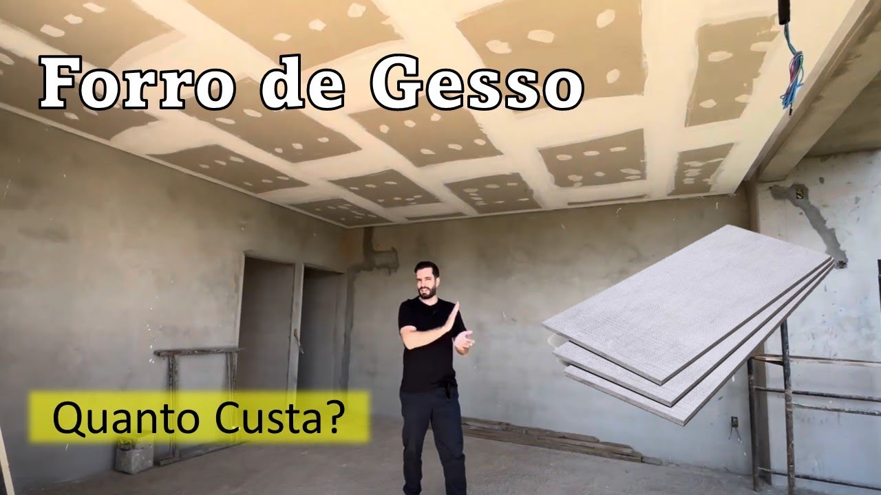 Forro de Gesso, quanto custa? - Diário de Obra 36 - Mateus e Bia