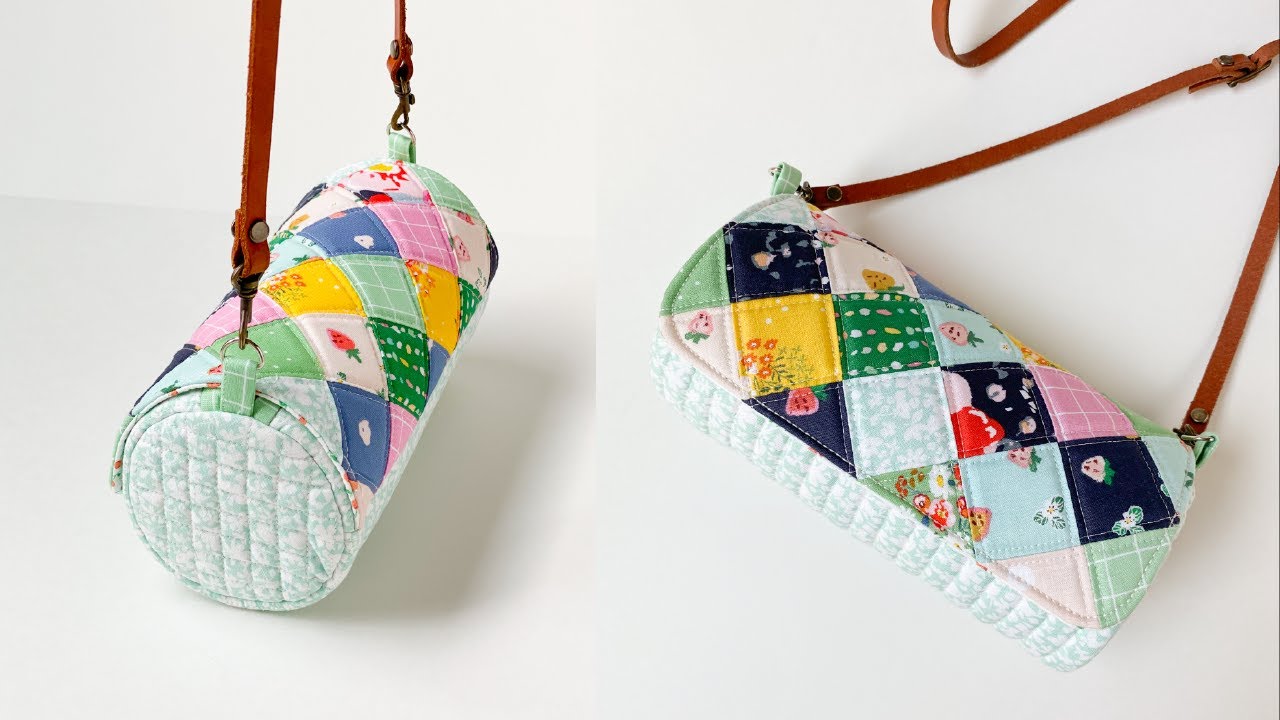 How to sew a Rolipoli Crossbody Bag  | DIY Bag | how to make Round Tube Bag