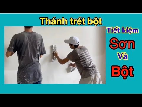 Video: Trát Trần để Sơn: Tự Làm, Cách Tô đúng Cách, Bột Trét Nào Tốt Hơn