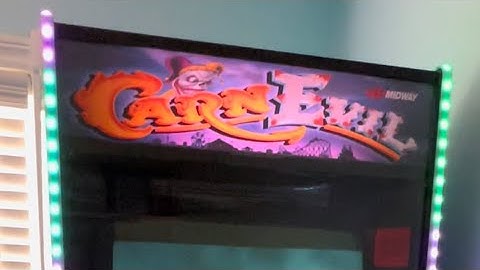 LED arcade T molding tutorial and install on Carnevil cabinet