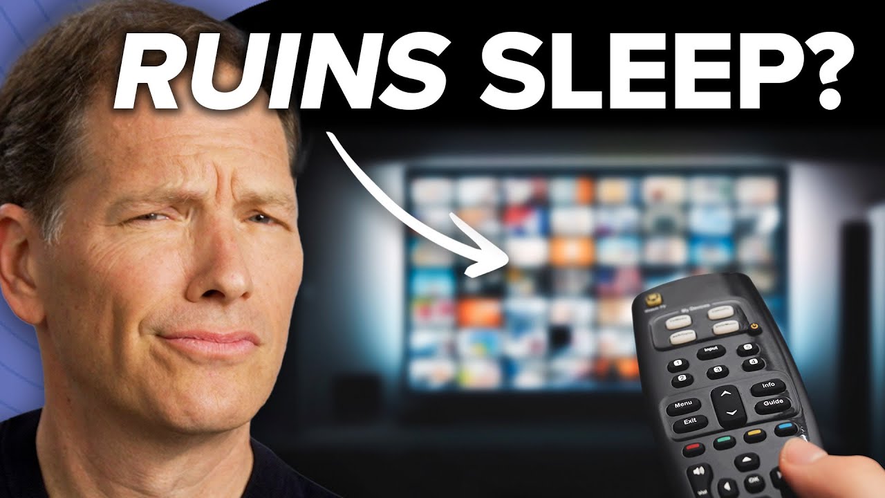 TV Does THIS To Your Sleep (Why I Disagree With Experts) - YouTube