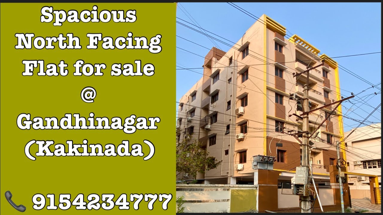 A spacious North Facing flat for sale Gandhinagar (kakinada) 