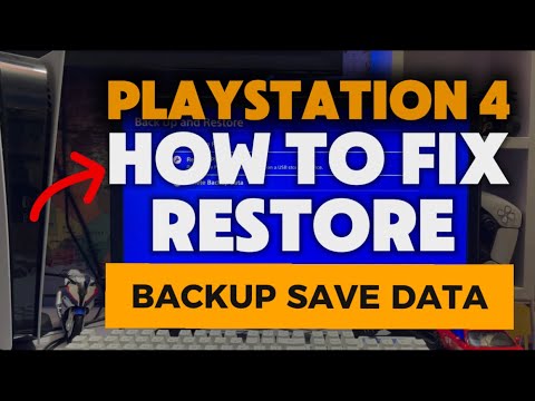 How To Restore And Backup PS4 Daya Save Data Games Applications - YouTube
