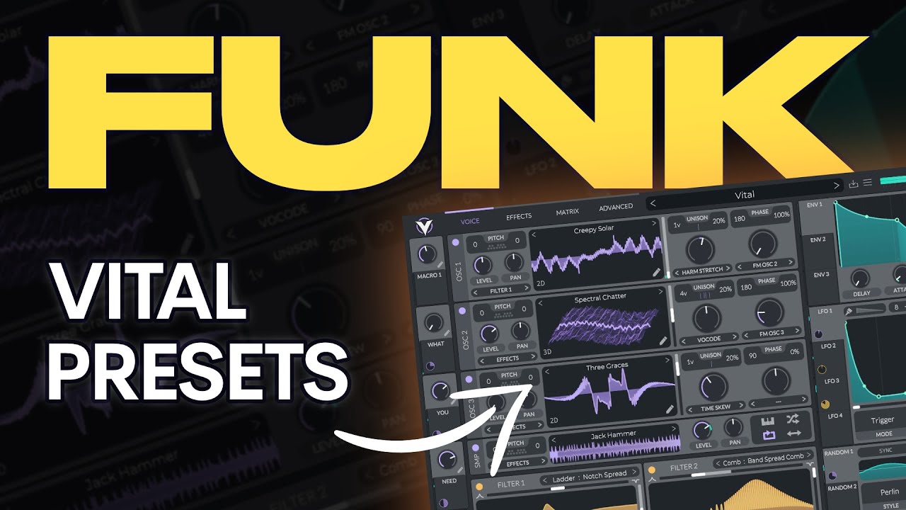 FUNK - Vital presets | Nu-Funk / Funk House / G-Funk