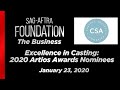 The Business: Excellence in Casting - 2020 Artios Awards Nominees