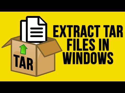 How to Extract a TAR File in Windows Using the GUI & Command Line