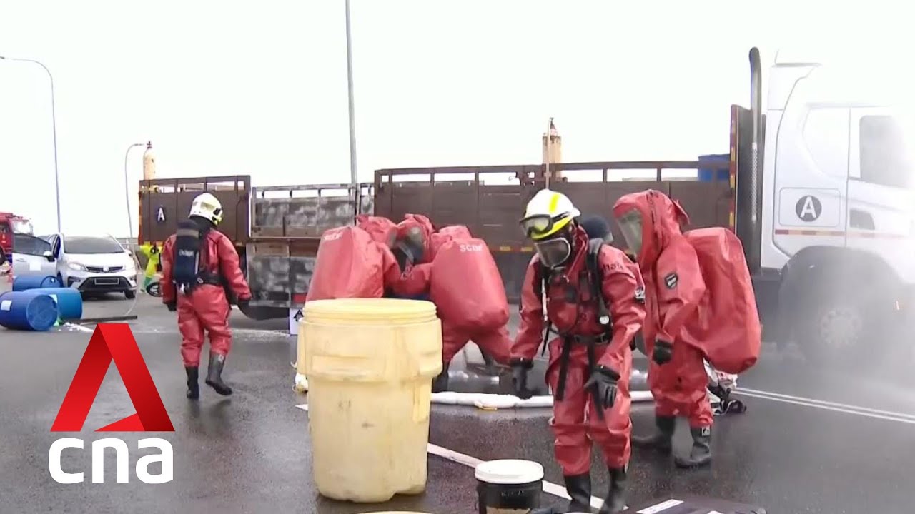 Singapore, Malaysia conduct drill on response to chemical spill at Tuas Second Link