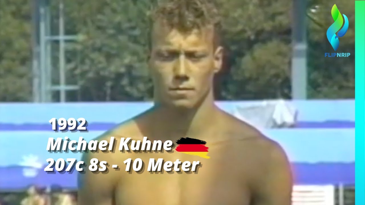 1992 Michael Kuhne Team Germany 207c dive 8s - Mens 10 meter diving