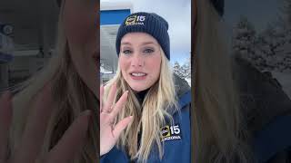 Flagstaff is covered in snow for a second day #shorts