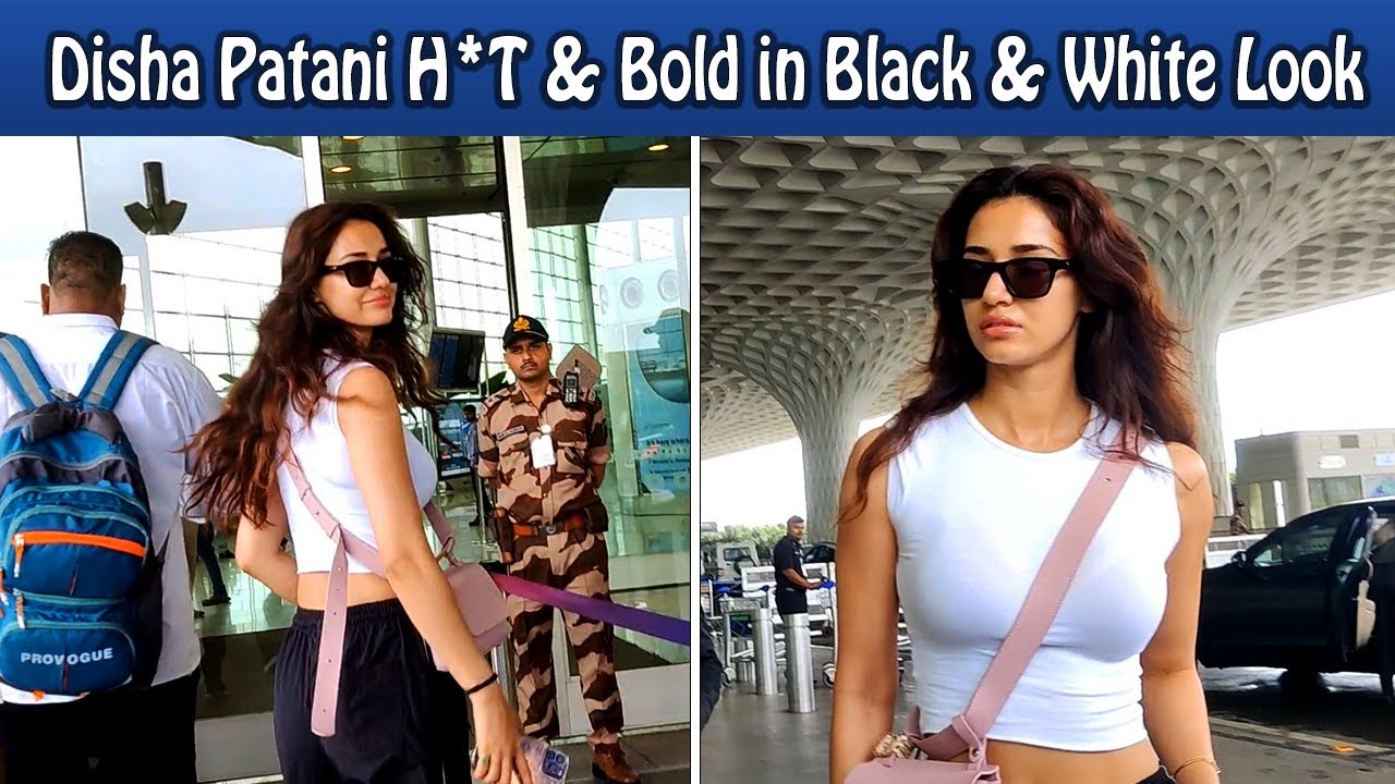 Disha Patani H*T & Bold in Black & White Look: A Modern Classic