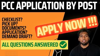 Apply for PCC (Police Clearance Certificate) through post for PR | Full process Explained
