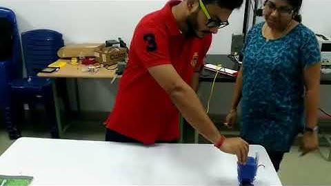 A micro human walker designed and developed by the students of UEM Jaipur