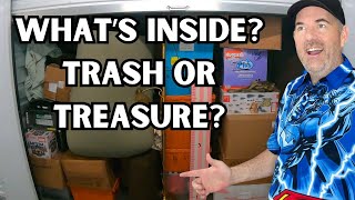 Bought My First Abandoned Storage Unit at Auction | Unboxing What Is Inside To Resell