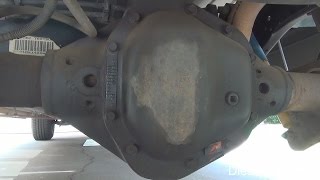 How to change the rear differential fluid on a Dodge Ram 2500