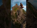 Climbing Up The Chimney On Madeira Island Madeira Madeiraisland Hiking Climbing Up The Chimney On Madeira Island Madeira Madeiraisland Hiking