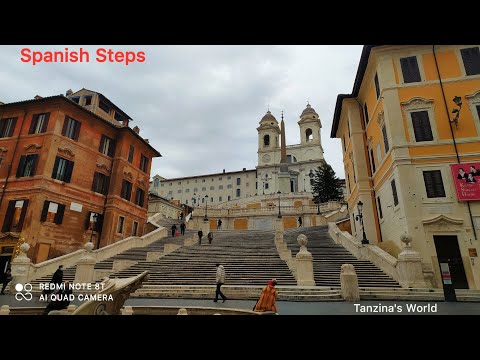Video: Roma Spanish Steps Amendă Turistică