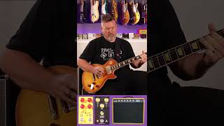 PJ taking the @jhspedals Double Dragon for a spin! #guitar #guitarpedalboard