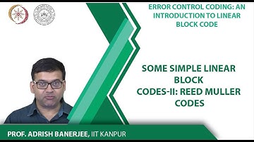 Some Simple Linear Block Codes-II: Reed Muller Codes