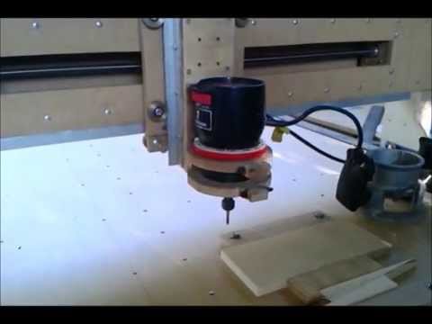 CNC router final test - YouTube