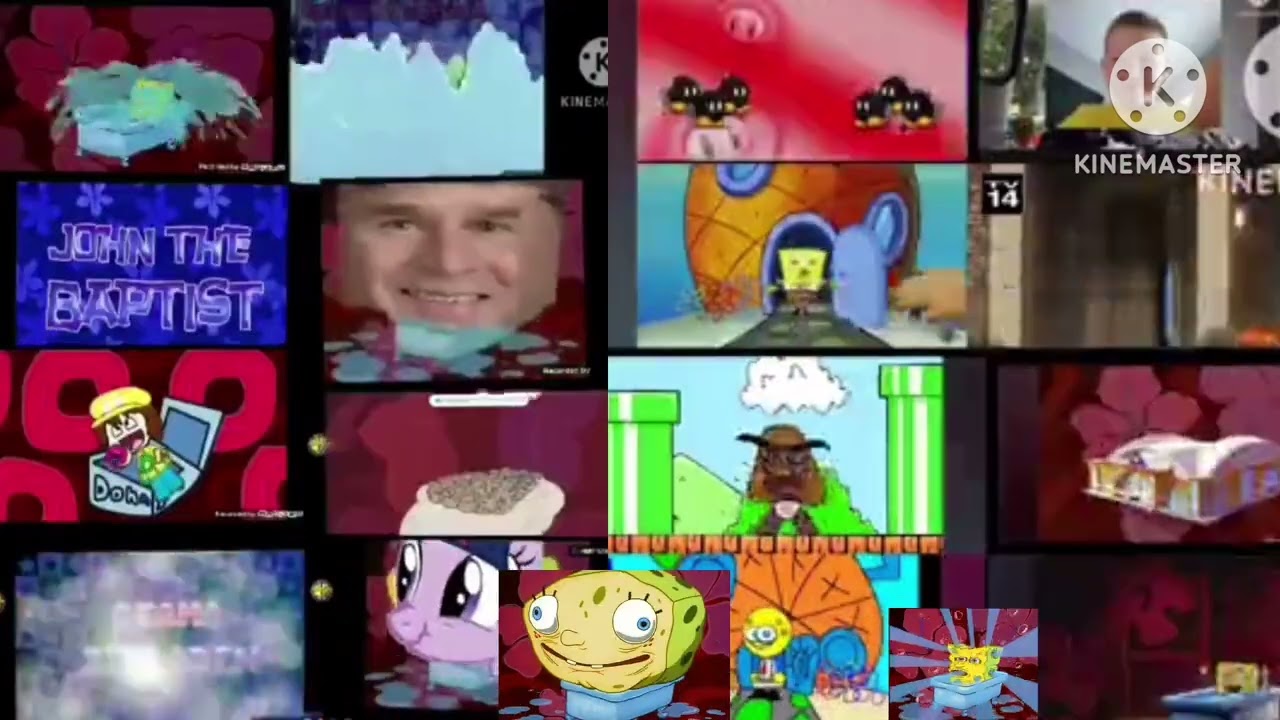 Too many spongebob intros