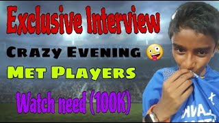 Official meeting with football players, watch till the end to see my reaction. #football #video