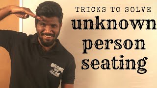 certain number of person in a row | seating arrangement | unknown person seating | Mr.Jackson