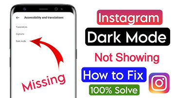How to Fix Dark Mode Not Showing on Instagram Settings 2024 | Instagram Dark Mode Not Showing